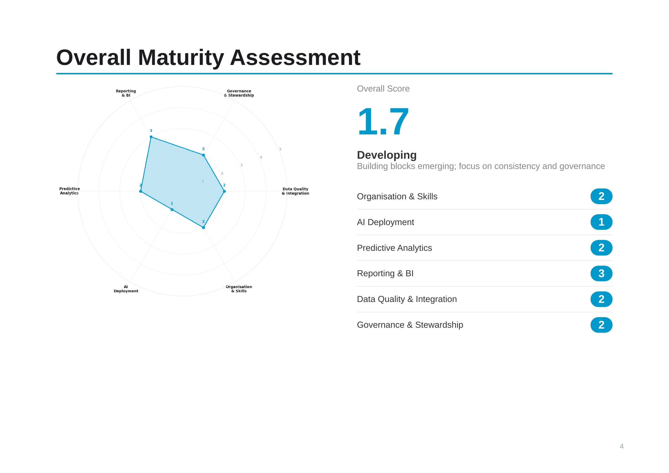 Findings Presentation sample page