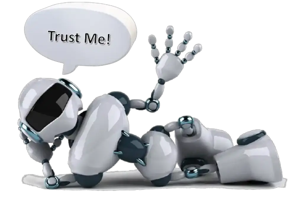 Chatbot saying Trust Me