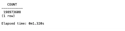 More query output