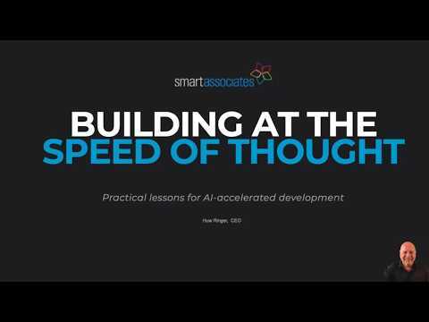 Building at the Speed of Thought, narrated talk