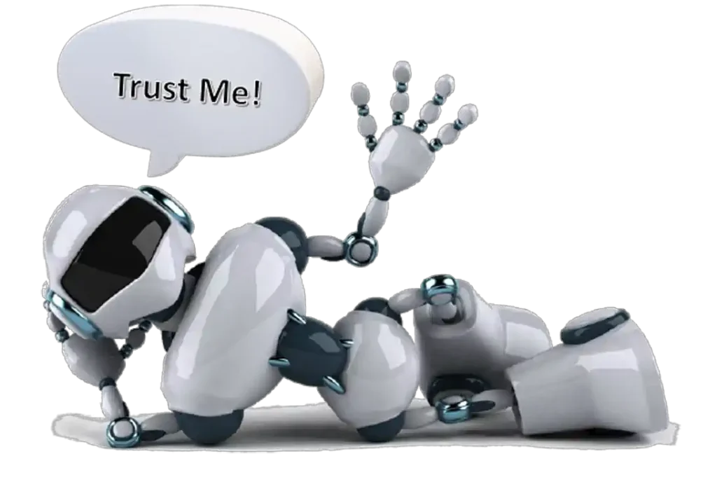 Chatbot saying Trust Me